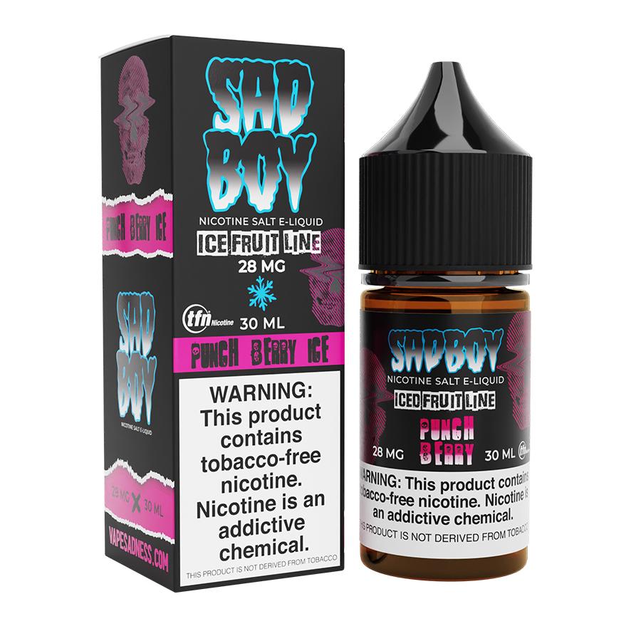 SADBOY SALTS - PUNCH BERRY ICE - 30ML - EJUICEOVERSTOCK.COM