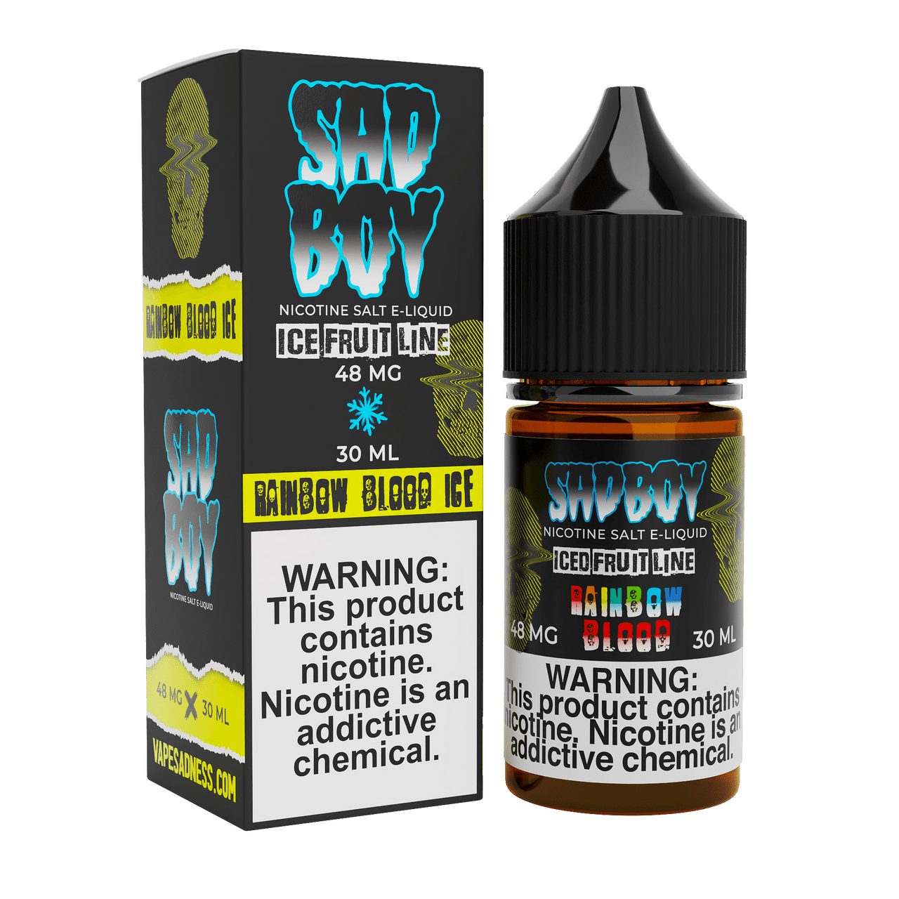 SADBOY SALTS - RAINBOW BLOOD ICE - 30ML - EJUICEOVERSTOCK.COM