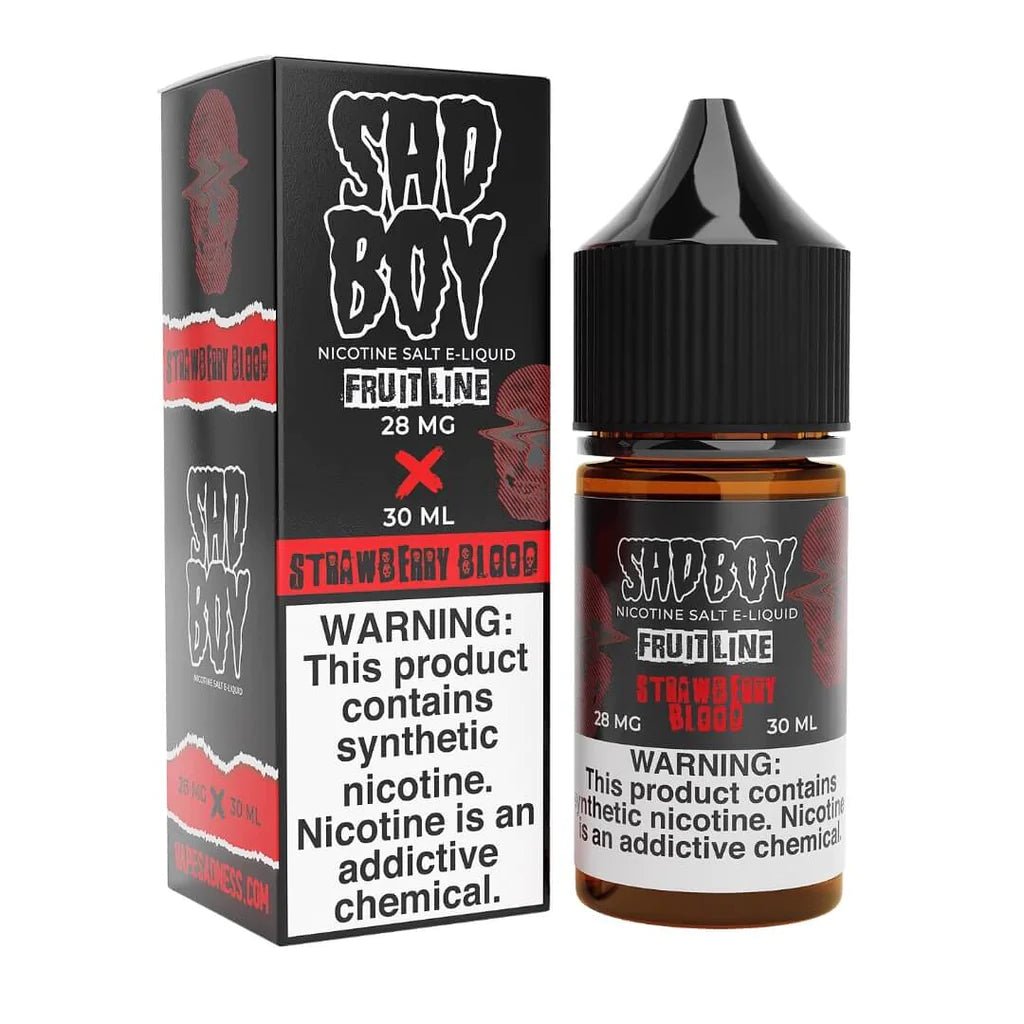 SADBOY SALTS - STRAWBERRY BLOOD - 30ML - EJUICEOVERSTOCK.COM