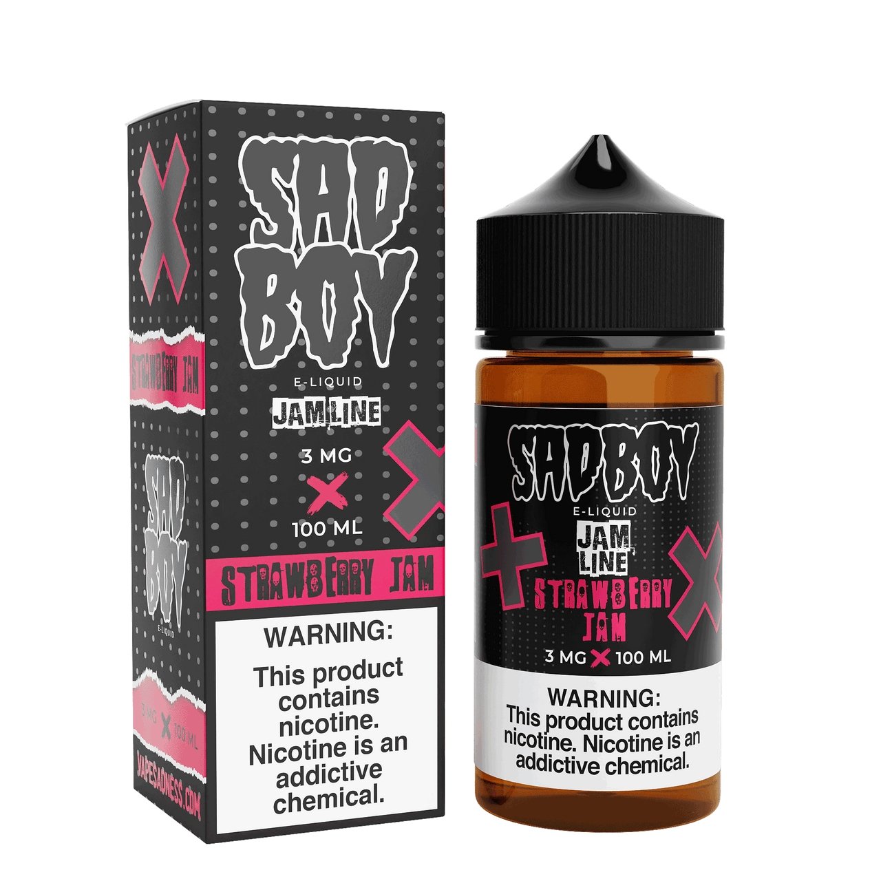 SADBOY - STRAWBERRY JAM - 100ML - EJUICEOVERSTOCK.COM