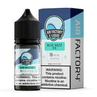 Thumbnail for SALE! AIR FACTORY SALT BLUE RAZZ ICE - 30ML - EJUICEOVERSTOCK.COM