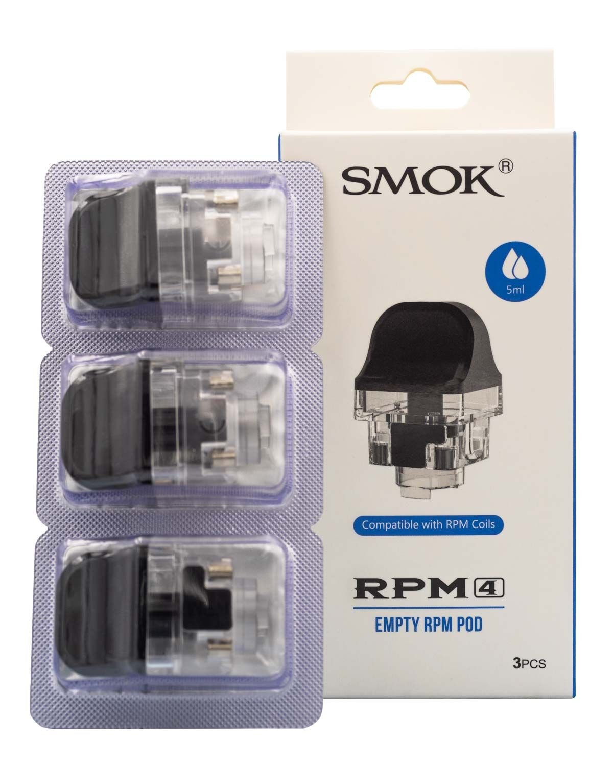 SMOK RPM 4 REPLACEMENT PODS - 3PK - EJUICEOVERSTOCK.COM
