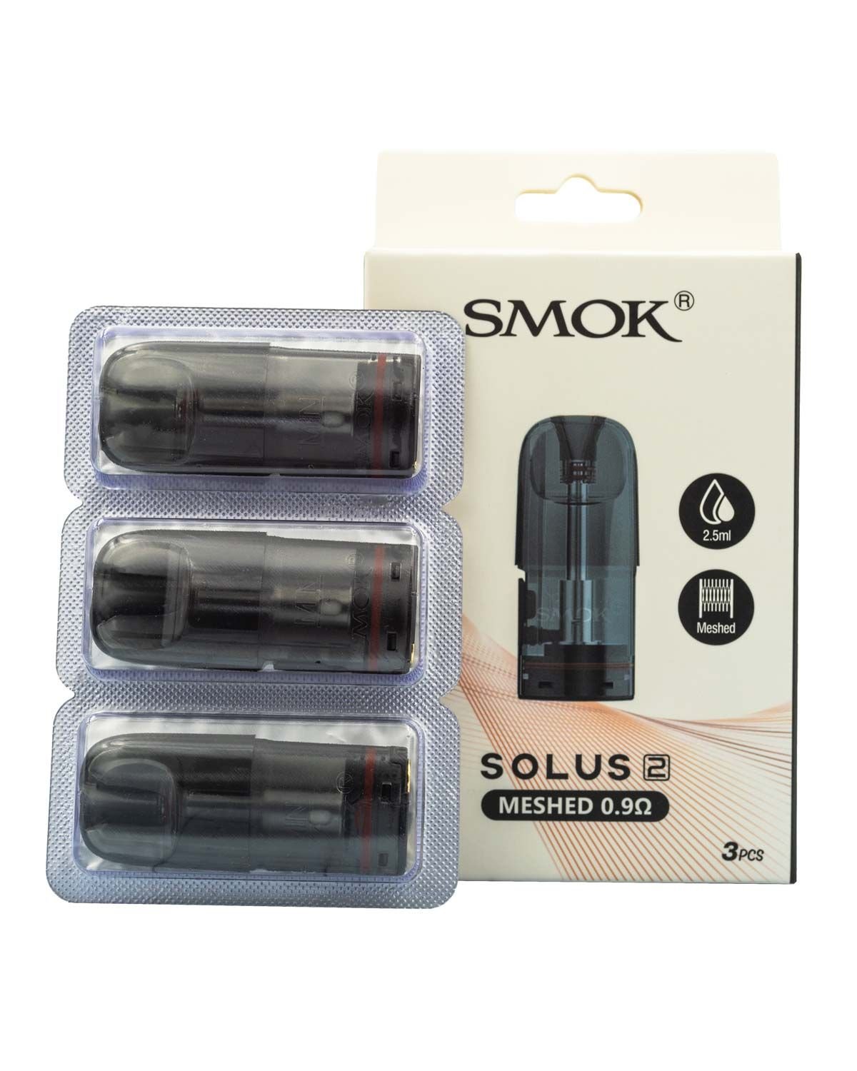 SMOK SOLUS 2 REPLACEMENT PODS - EJUICEOVERSTOCK.COM