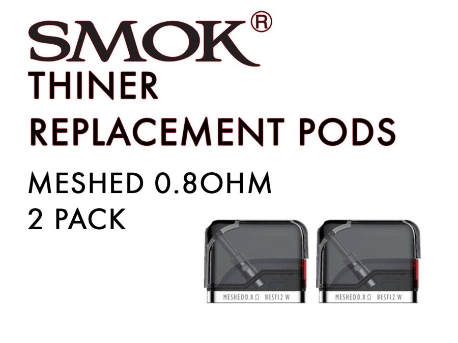 SMOK THINER REPLACEMENT PODS - 2PK - EJUICEOVERSTOCK.COM