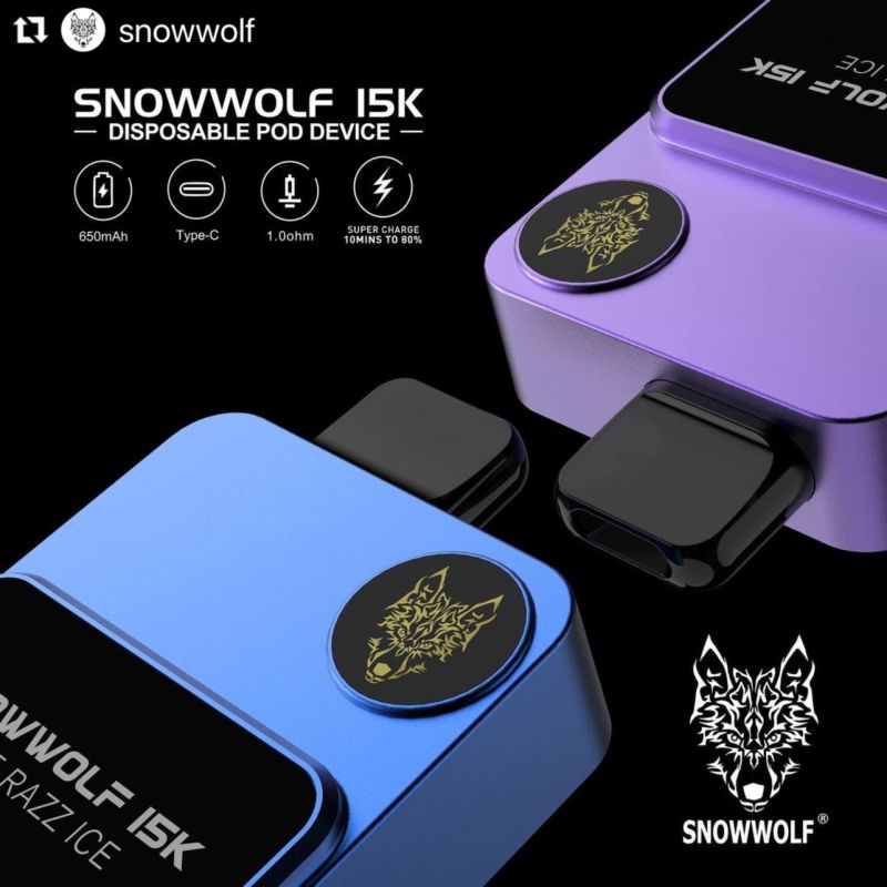 SNOWWOLF SMART HD 15K LIMITED DISPOSABLE - EJUICEOVERSTOCK.COM