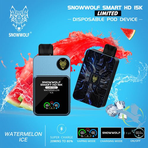 SNOWWOLF SMART HD 15K LIMITED DISPOSABLE - EJUICEOVERSTOCK.COM