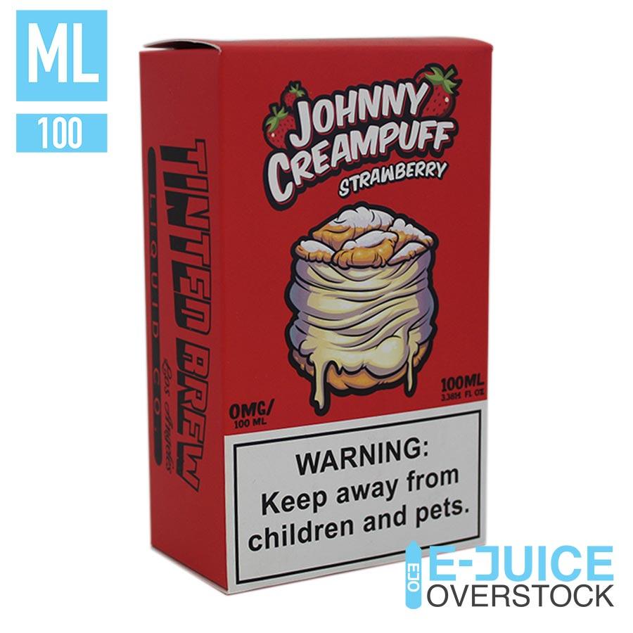 Strawberry Johnny Cream Puff by Tinted Brew 100ML - EJUICEOVERSTOCK.COM