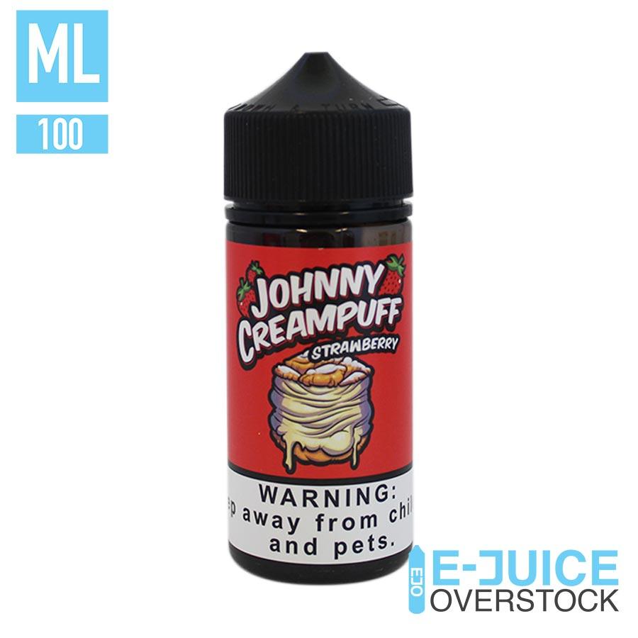 Strawberry Johnny Cream Puff by Tinted Brew 100ML - EJUICEOVERSTOCK.COM