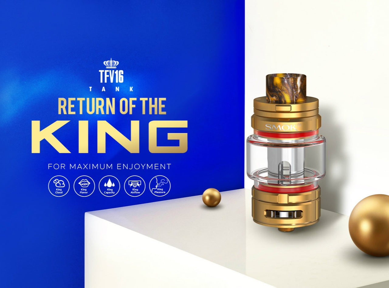 TFV16 SUB-OHM RETURN OF THE KING TANK by SMOK - EJUICEOVERSTOCK.COM