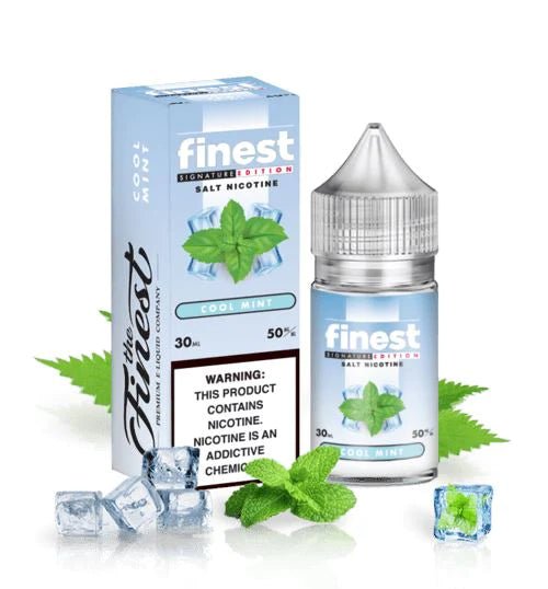 THE FINEST SALTNIC COOL MINT - 30ML - EJUICEOVERSTOCK.COM