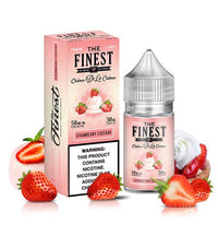 Thumbnail for THE FINEST SALTNIC STRAWBERRY CUSTARD - 30ML - EJUICEOVERSTOCK.COM