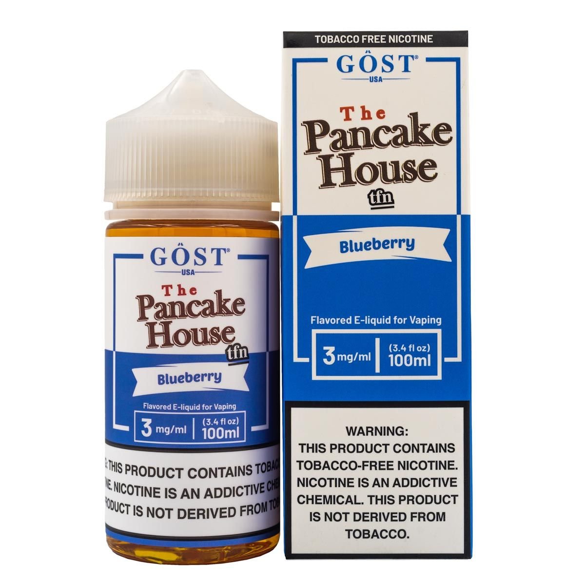 THE PANCAKE HOUSE - BLUEBERRY - 100ML - EJUICEOVERSTOCK.COM