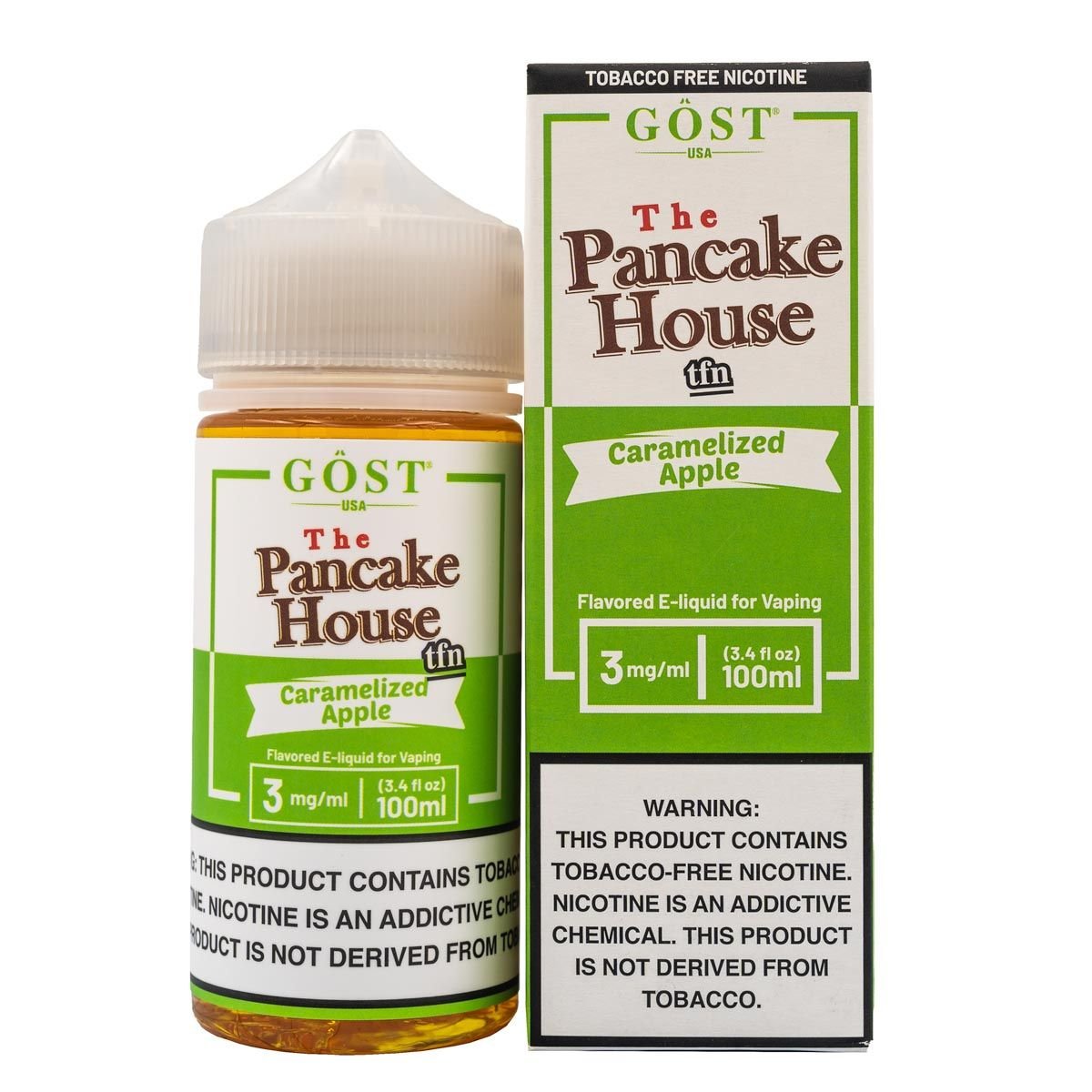 THE PANCAKE HOUSE - CARAMELIZED APPLE - 100ML - EJUICEOVERSTOCK.COM