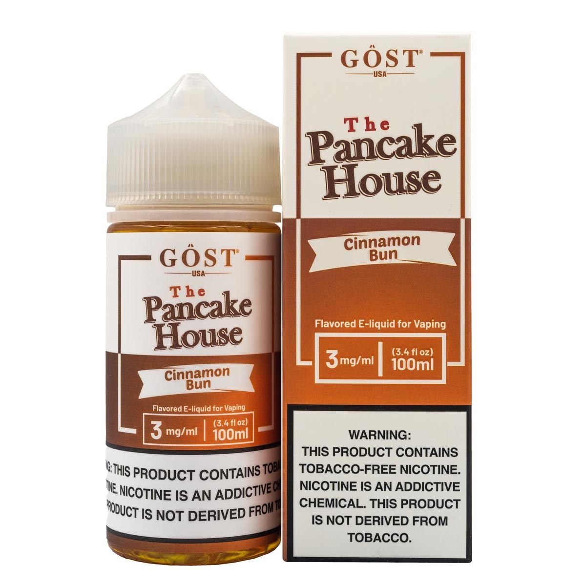 THE PANCAKE HOUSE - CINNAMON BUN - 100ML - EJUICEOVERSTOCK.COM