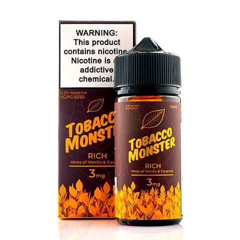 TOBACCO MONSTER - RICH - 100ML - EJUICEOVERSTOCK.COM