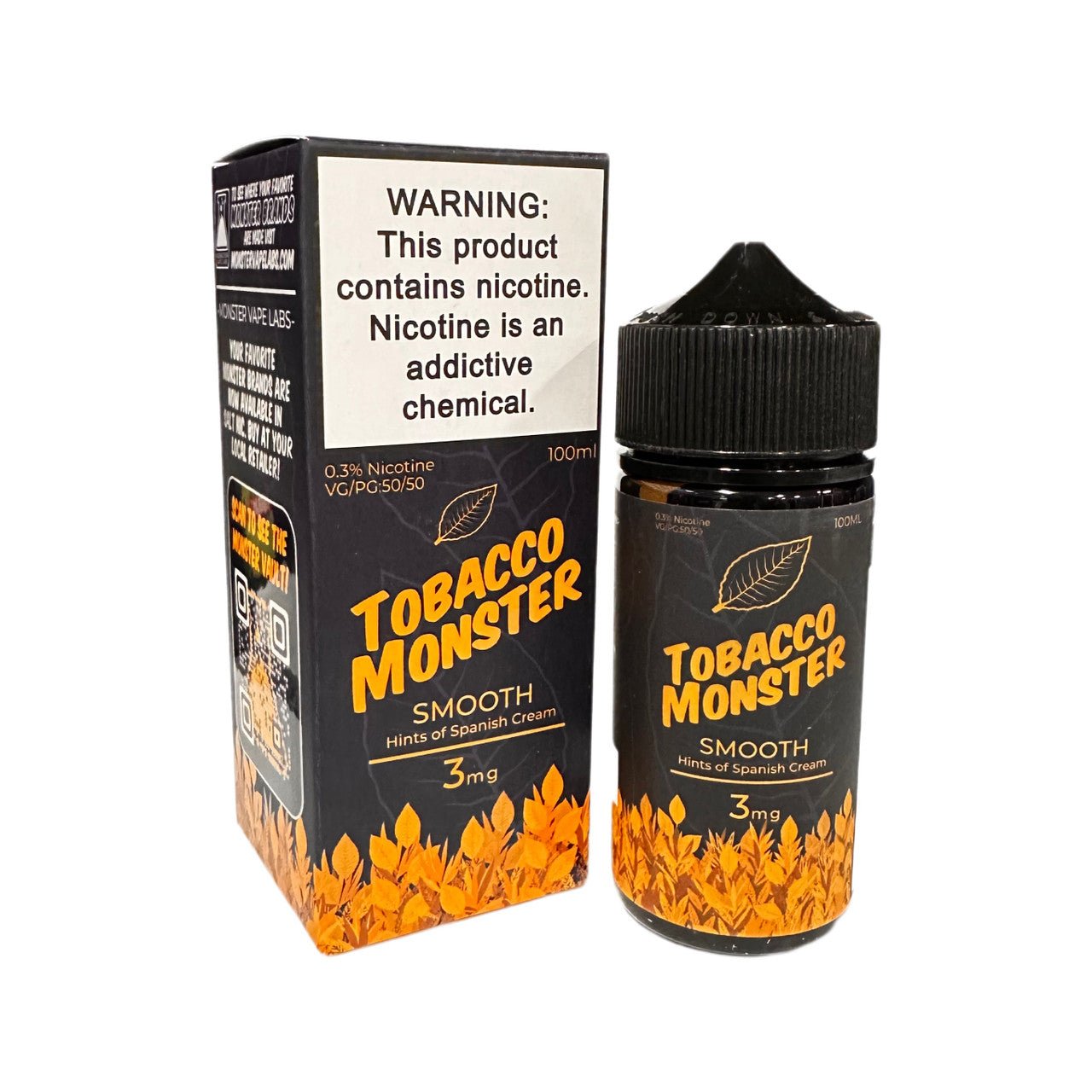 TOBACCO MONSTER - SMOOTH - 100ML - EJUICEOVERSTOCK.COM