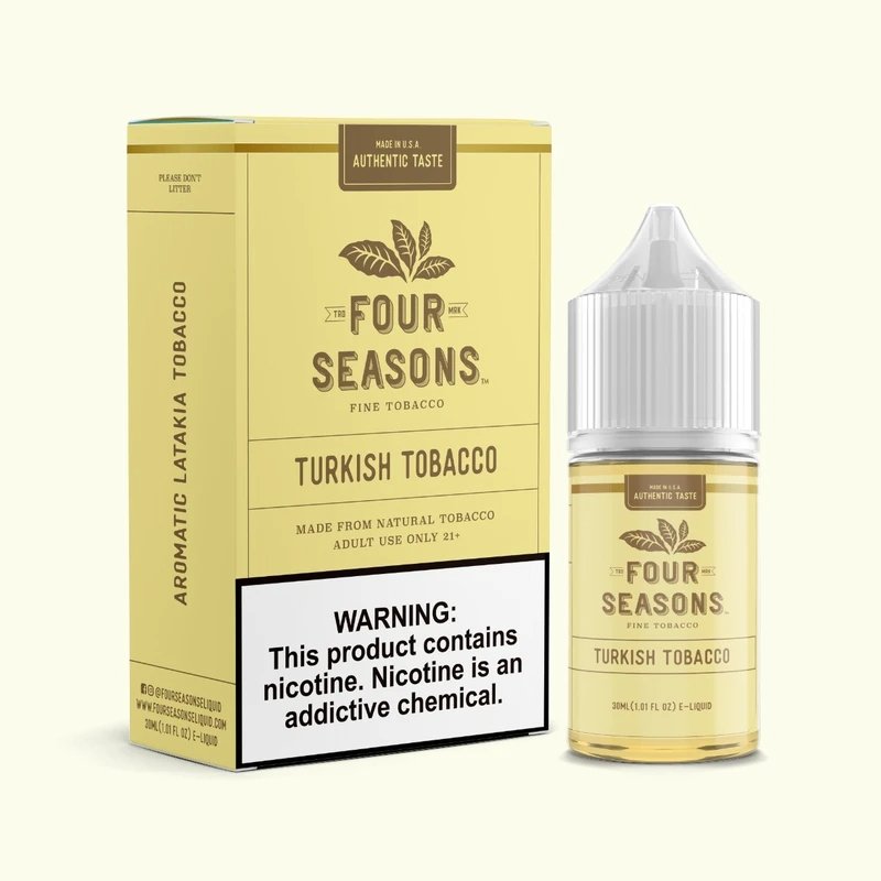 TURKISH TOBACCO SALT NIC by FOUR SEASONS 30ML - EJUICEOVERSTOCK.COM