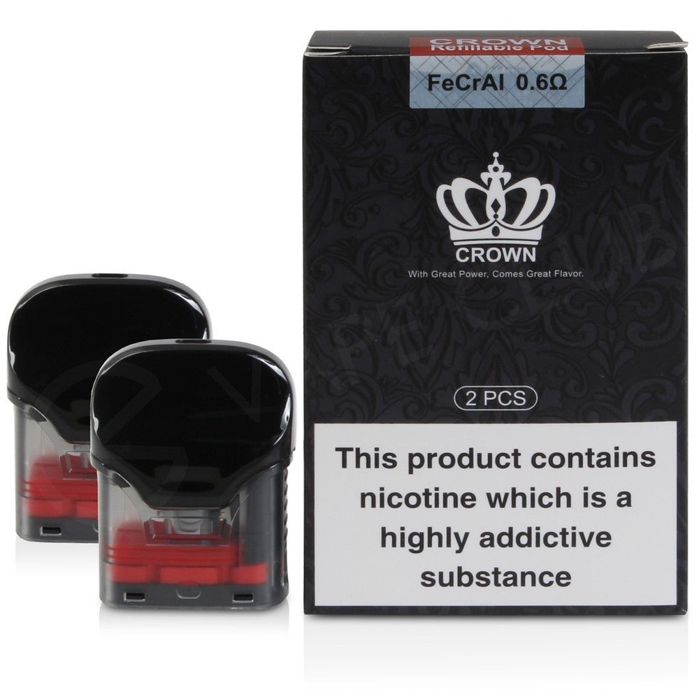 UWELL CROWN REPLACEMENT PODS - 2PK - EJUICEOVERSTOCK.COM