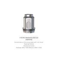 Thumbnail for V18 MINI MESH REPLACEMENT COILS by Smok - EJUICEOVERSTOCK.COM