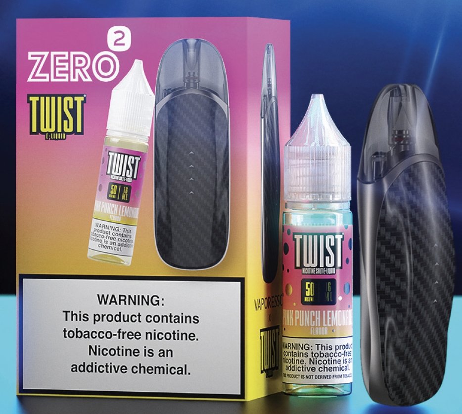 VAPORESSO ZERO 2 STARTER KIT + 16ML SALTNIC - EJUICEOVERSTOCK.COM