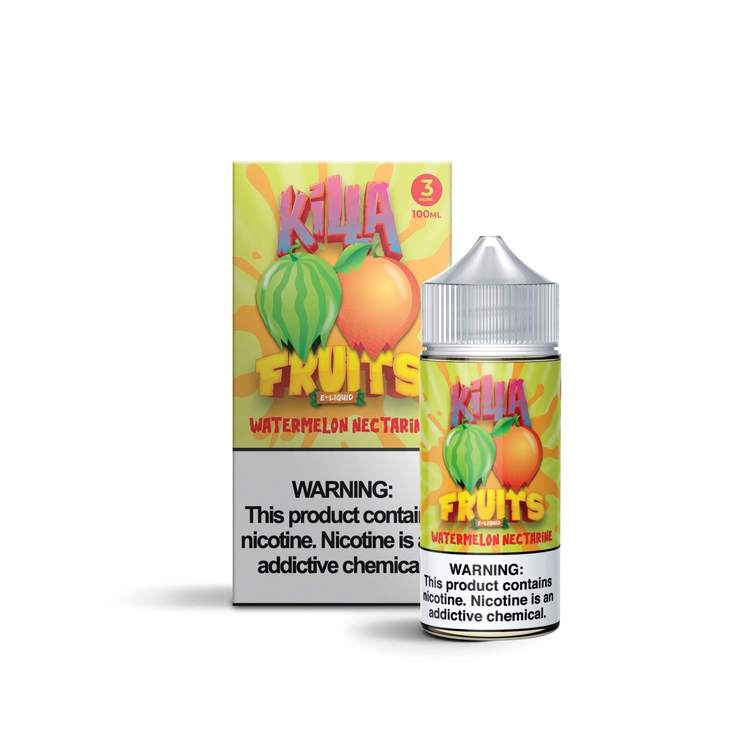 Watermelon Nectarine by Killa Fruits 100ML Ejuice - EJUICEOVERSTOCK.COM